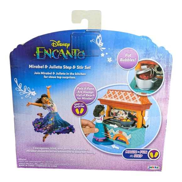 Disney ENCANTO Kitchen Mirabel Julieta STEP STIR SET Playset figures JAKKS - Picture 5 of 5